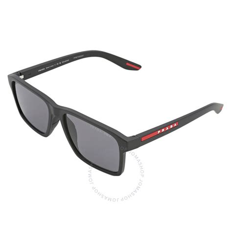 prada dg002g|Prada Linea Rossa Polarized Dark Grey Rectangular Men's.